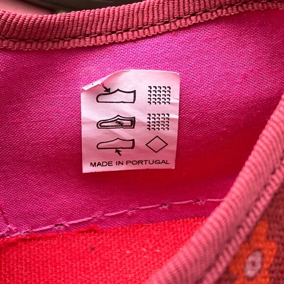 Gudrun Sjoden red floral sneakers EUC sz 41/US 9.5 - Picture 5 of 6